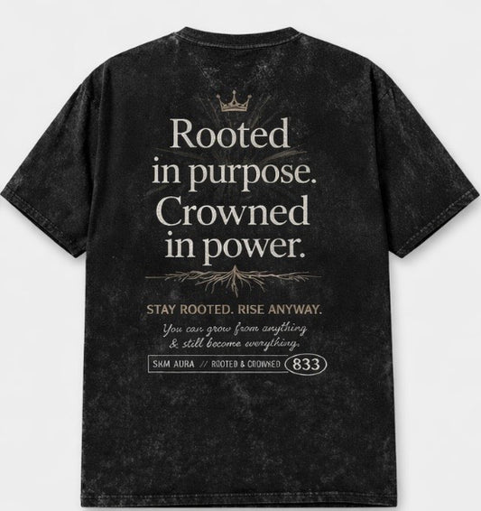 Rooted and Crowned "Divinely Rooted" Tee